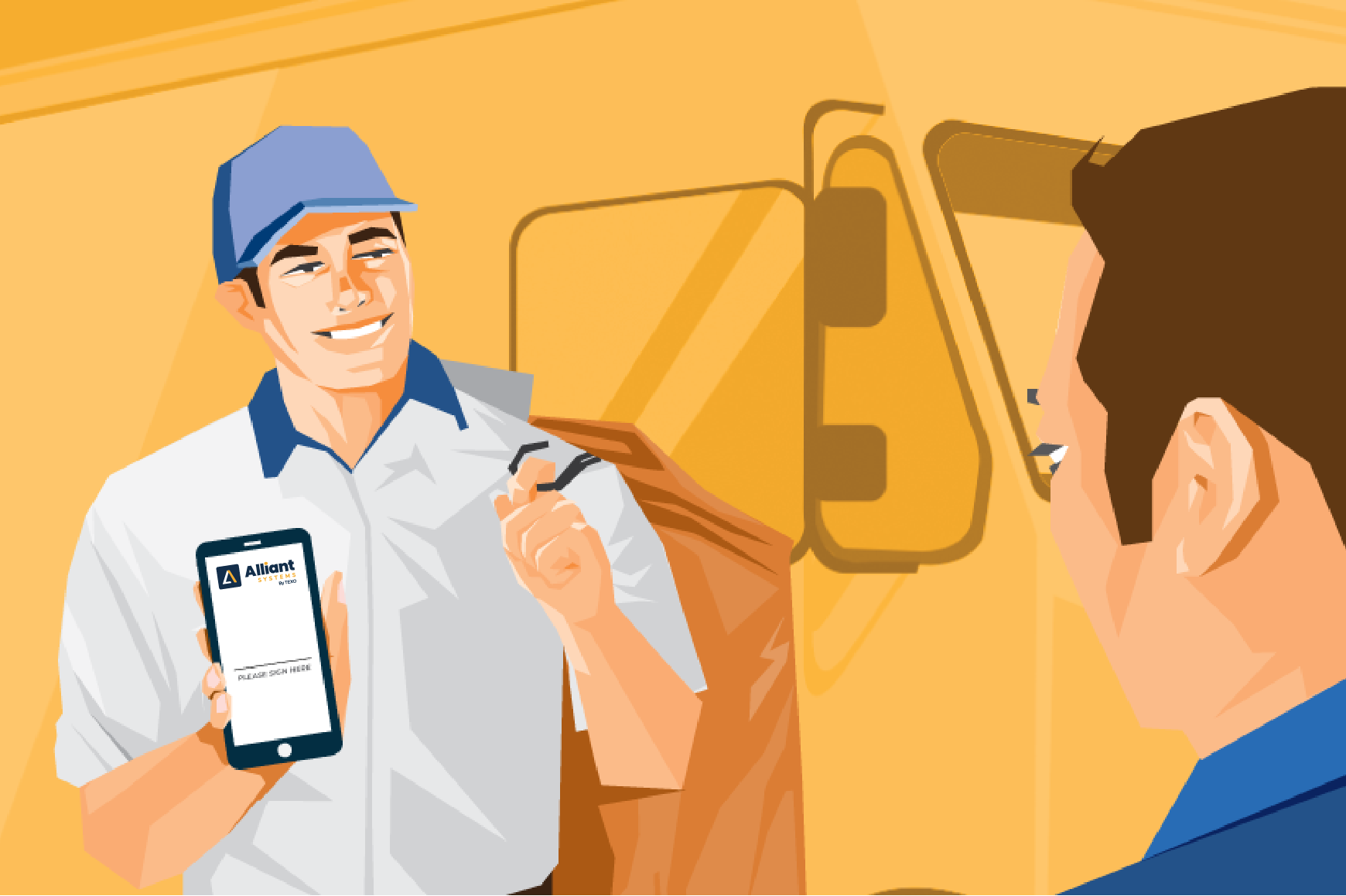 Alliant Mobile image with logo By TEXO 2